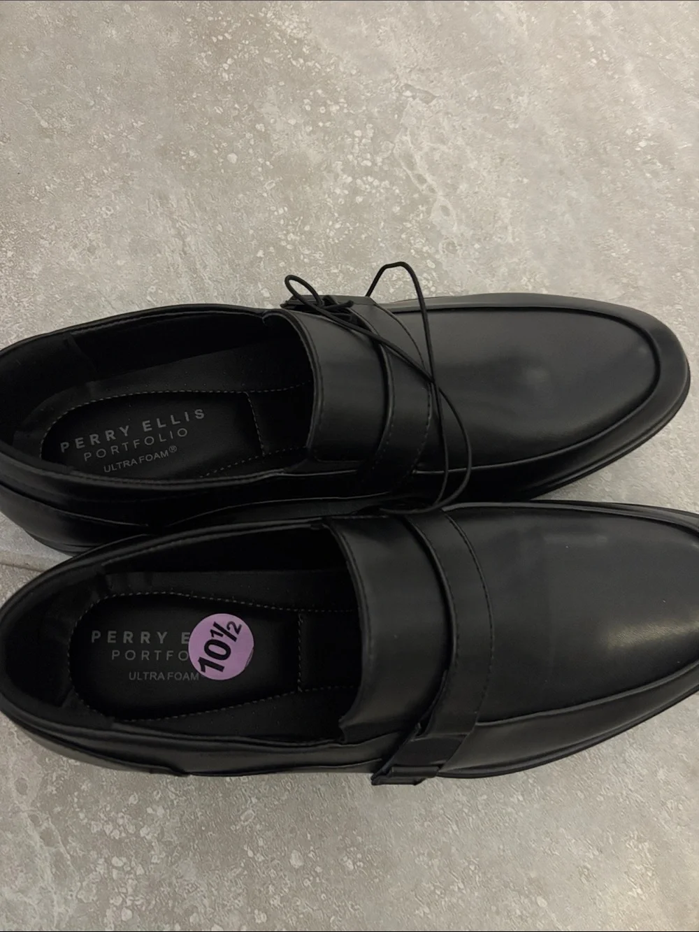 Men's Black Leather Slip-On Dress Shoes - Classic Formal Loafers